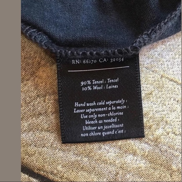 Anthro Deletta Gray Ruffle Tank Size Small - Picture 4 of 5